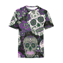 Men's Purple Sugar Skulls T-Shirt