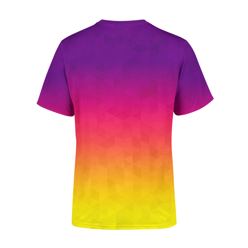 Men's Sunset Triangles T-Shirt