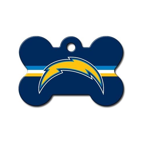 Los Angeles Chargers Bone Id Tag - National Fur League