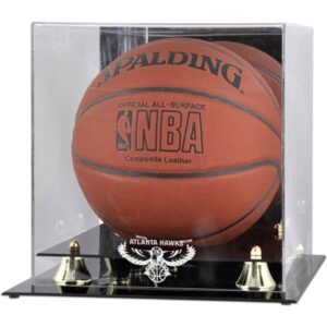 Atlanta Hawks Golden Classic Hardwood Classics 2007 - 2015 Logo Basketball Display Case