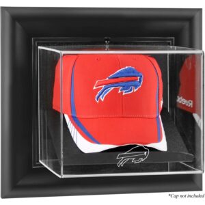 Buffalo Bills Black Framed Wall-Mountable Cap Logo Display Case