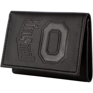 Men's Black Ohio State Buckeyes Hybrid Tri-Fold Wallet