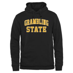 Men's Black Grambling Tigers Everyday Pullover Hoodie