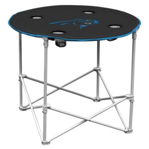 Black Carolina Panthers Round Table