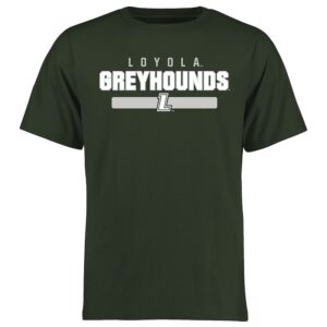 Men's Green Loyola University Maryland Greyhounds Team Strong T-Shirt