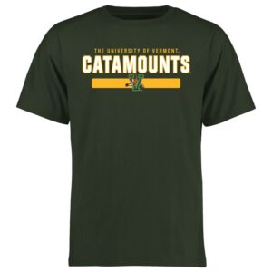 Men's Green Vermont Catamounts Team Strong T-Shirt