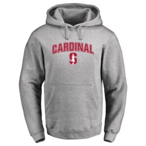 Men's Ash Stanford Cardinal Proud Mascot Pullover Hoodie