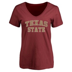 Women's Maroon Texas State Bobcats Everyday T-Shirt