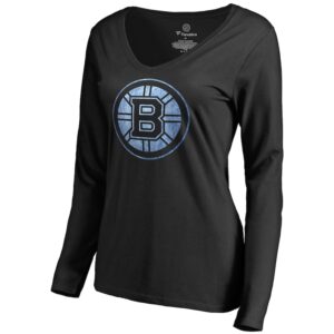 Women's Black Boston Bruins Pond Hockey Long Sleeve T-Shirt