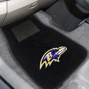 Baltimore Ravens 2-Piece Embroidered Car Mat Set