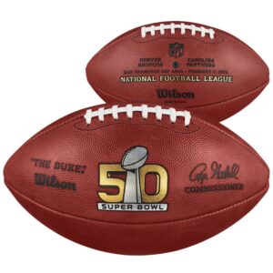 Super Bowl 50 Wilson Official Game Football
