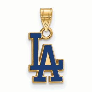 Women's Los Angeles Dodgers Gold-Plated Enamel Pendant
