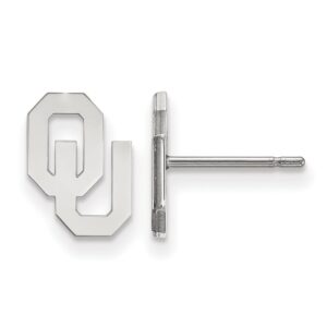 Women's Oklahoma Sooners Sterling Silver XS Post Earrings