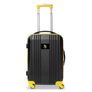 MOJO Black Minnesota Vikings 21" Hardcase Two-Tone Spinner Carry-On