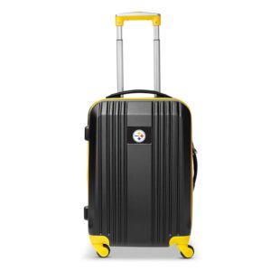 MOJO Yellow Pittsburgh Steelers 21" Hardcase Two-Tone Spinner Carry-On