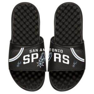 Youth ISlide Black San Antonio Spurs Away Jersey Slide Sandals