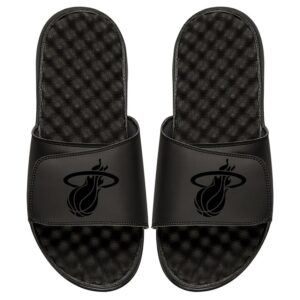 Men's ISlide Black Miami Heat Tonal Slide Sandals