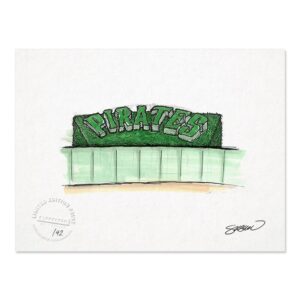 Pittsburgh Pirates 8.5" x 11" PNC Park Sketch Art Print