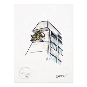 Toronto Blue Jays 8.5" x 11" Rogers Centre Sketch Art Print
