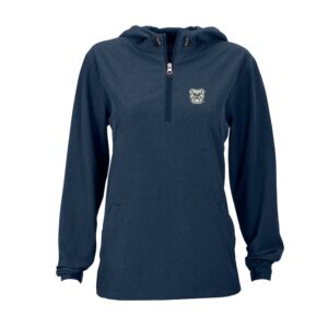 Women's Navy Butler Bulldogs Pullover Stretch Anorak Jacket