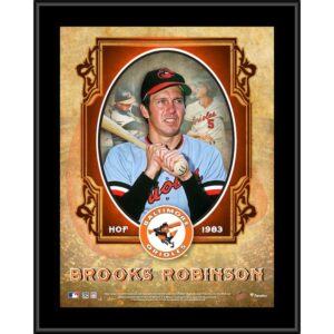 Brooks Robinson Baltimore Orioles 10.5" x 13" Hall of Fame Sublimated Plaque