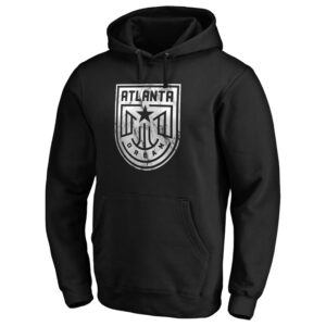 Men's Black Atlanta Dream Marble Pullover Hoodie