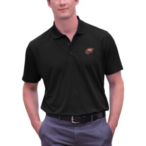 Men's Black Western Kentucky Hilltoppers Big & Tall Vansport Omega Tech Polo