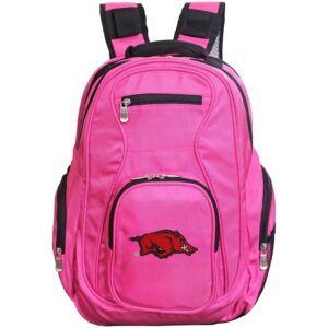 Pink Arkansas Razorbacks Backpack Laptop
