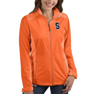Women's Antigua Orange Syracuse Orange Revolve Full-Zip Jacket
