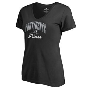 Women's Black Providence Friars Victory Script V-Neck T-Shirt