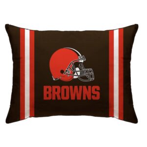 Brown Cleveland Browns 20" x 26" Plush Bed Pillow