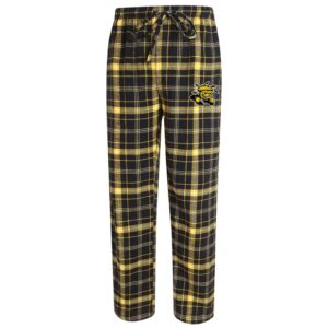 Men's Concepts Sport Black/Gold Wichita State Shockers Ultimate Flannel Pants