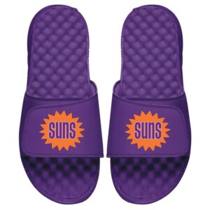 Men's ISlide Purple Phoenix Suns Hardwood Classic Logo Slide Sandals
