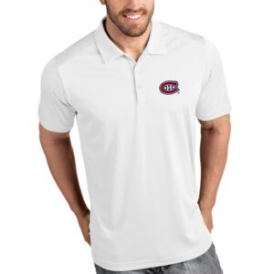 Men's Antigua White Montreal Canadiens Tribute Polo