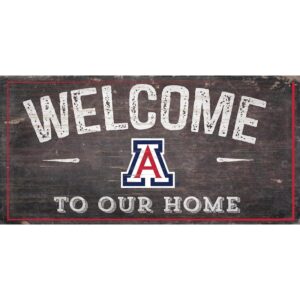 Arizona Wildcats 11'' x 19'' Welcome To Our Home Sign