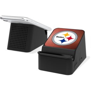 Pittsburgh Steelers Wireless Charging Station & Bluetooth Speaker