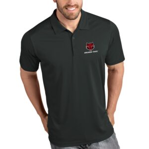 Arkansas State Red Wolves Antigua Tribute Polo - Charcoal