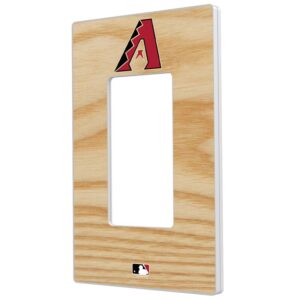 Arizona Diamondbacks Baseball Bat Design Single Rocker Light Switch Plate