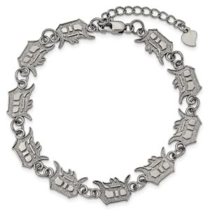Women's Detroit Tigers Logo Bracelet with Extension