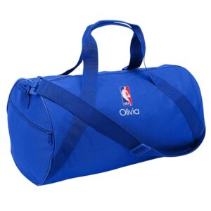 Youth Royal NBA Personalized Duffle Bag