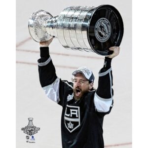 Justin Williams Los Angeles Kings Unsigned 2014 Stanley Cup Champions Raising Cup Photograph