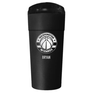 Black Washington Wizards 24oz. Personalized Stealth Travel Tumbler