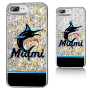 Miami Marlins iPhone Glitter Memories Print Design Case