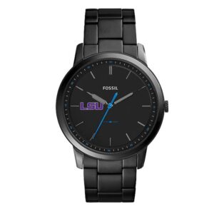 Men's Fossil LSU Tigers The Minimalist Slim Stainless Steel Watch