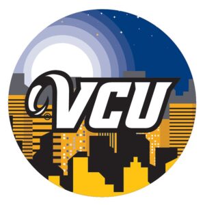 VCU Rams 12" Landscape Circle Sign
