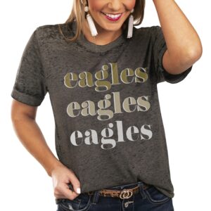 Women's Charcoal Georgia Southern Eagles Better Than Basic Gameday Boyfriend T-Shirt