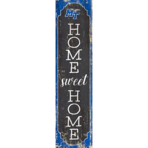 MTSU Blue Raiders 24" Home Sweet Home Leaner Sign