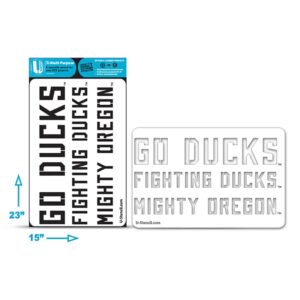 Oregon Ducks Wordmark Multi-Purpose Stencil