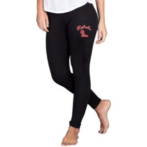Women's Concepts Sport Black Ole Miss Rebels Fraction Essential Leggings