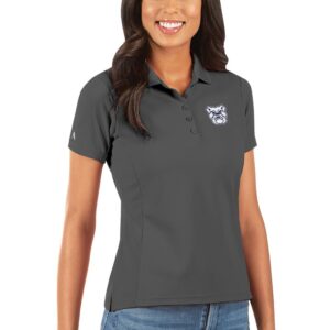 Women's Antigua Charcoal Butler Bulldogs Legacy Pique Polo